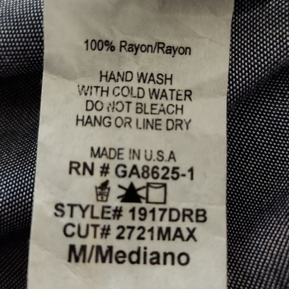 Fab'rik 100% Rayon Denim look halter dress - Picture 8 of 10